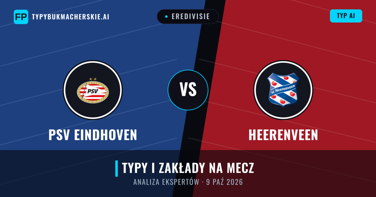 PSV Eindhoven vs Heerenveen — typy i zapowiedź meczu