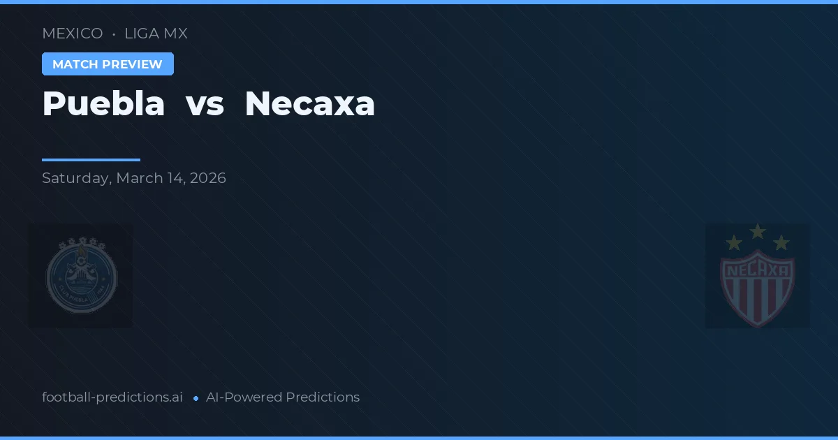 Puebla vs Necaxa — typy i zapowiedź meczu