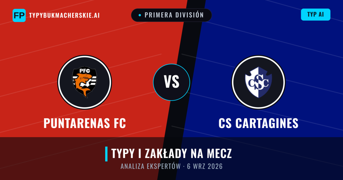 Puntarenas FC vs CS Cartagines — typy i zapowiedź meczu