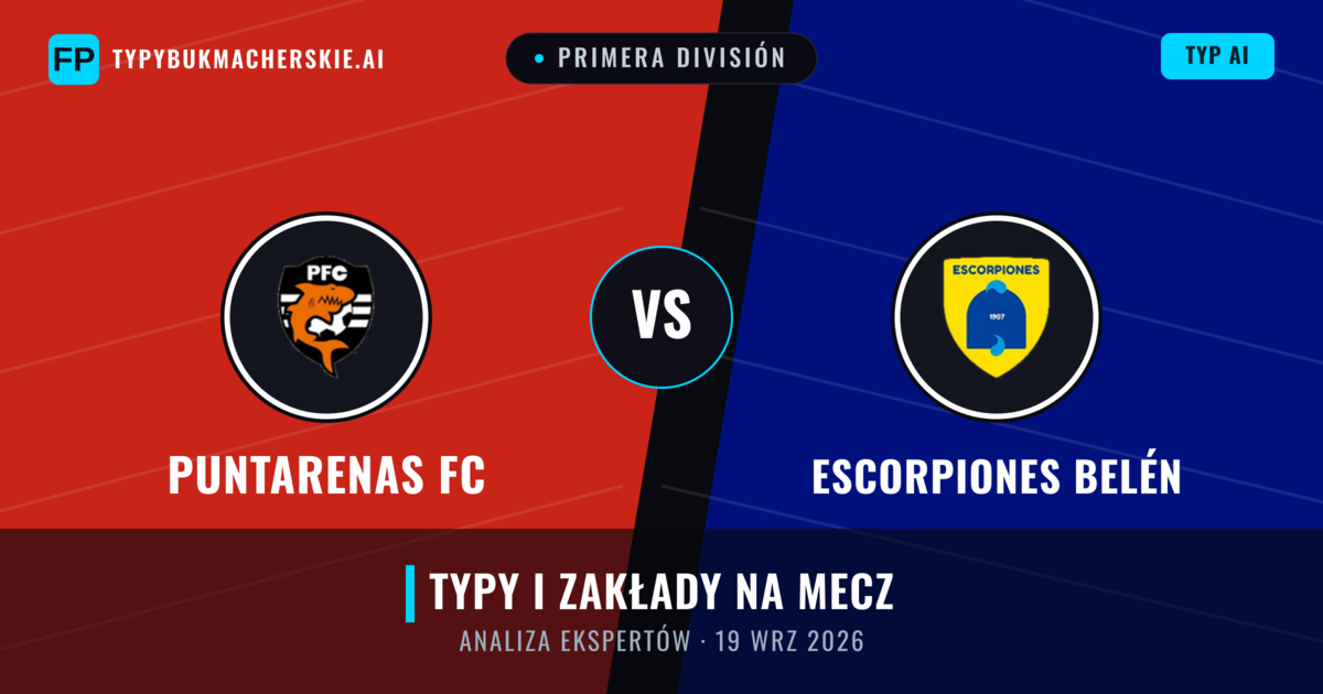 Puntarenas FC vs Escorpiones Belén — typy i zapowiedź meczu