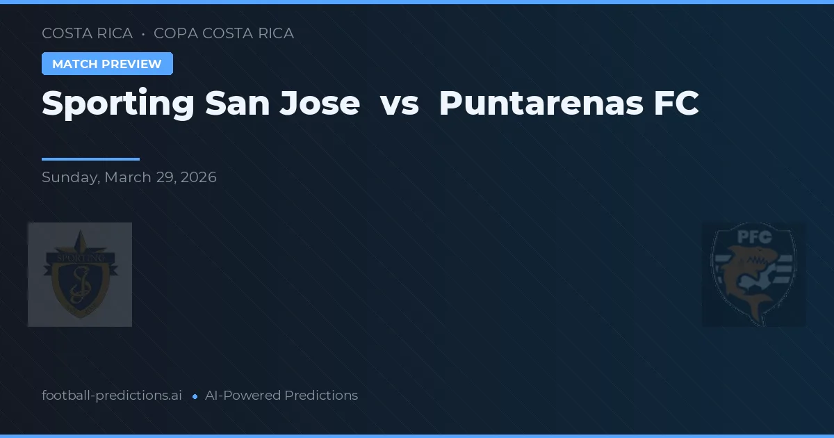 Sporting San Jose vs Puntarenas FC — typy i zapowiedź meczu