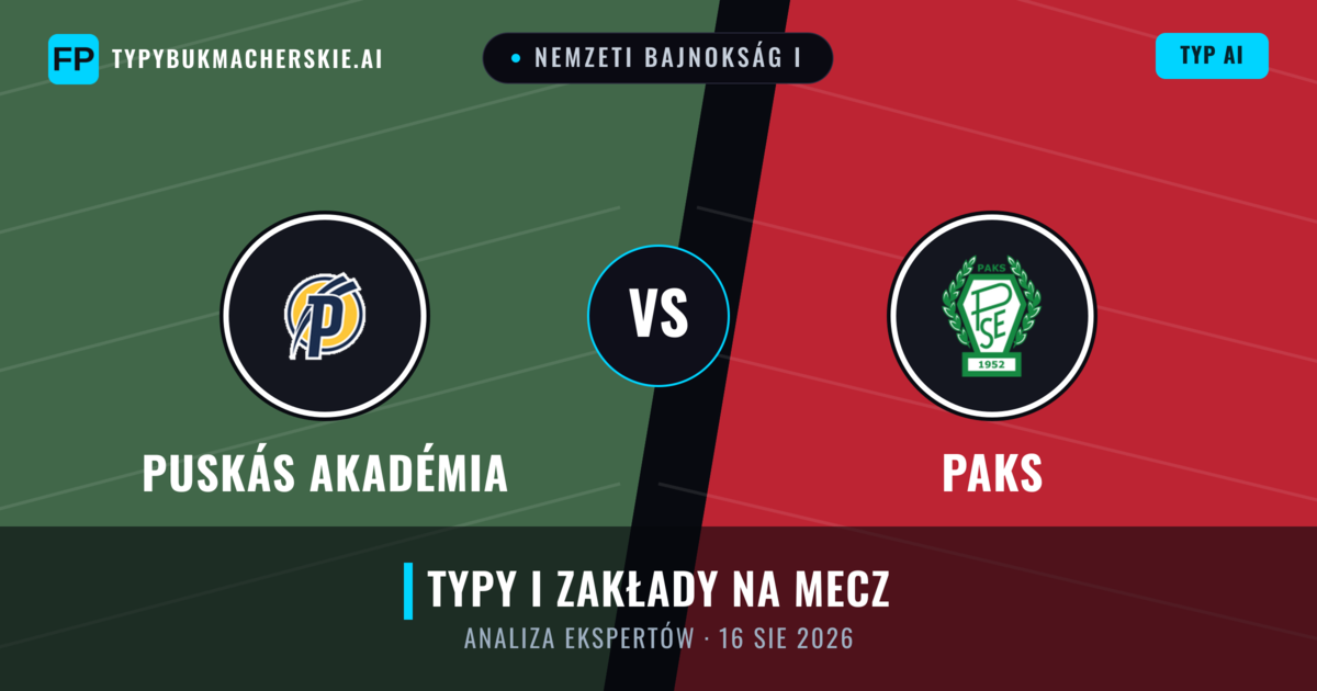 Puskás Akadémia vs Paks — typy i zapowiedź meczu