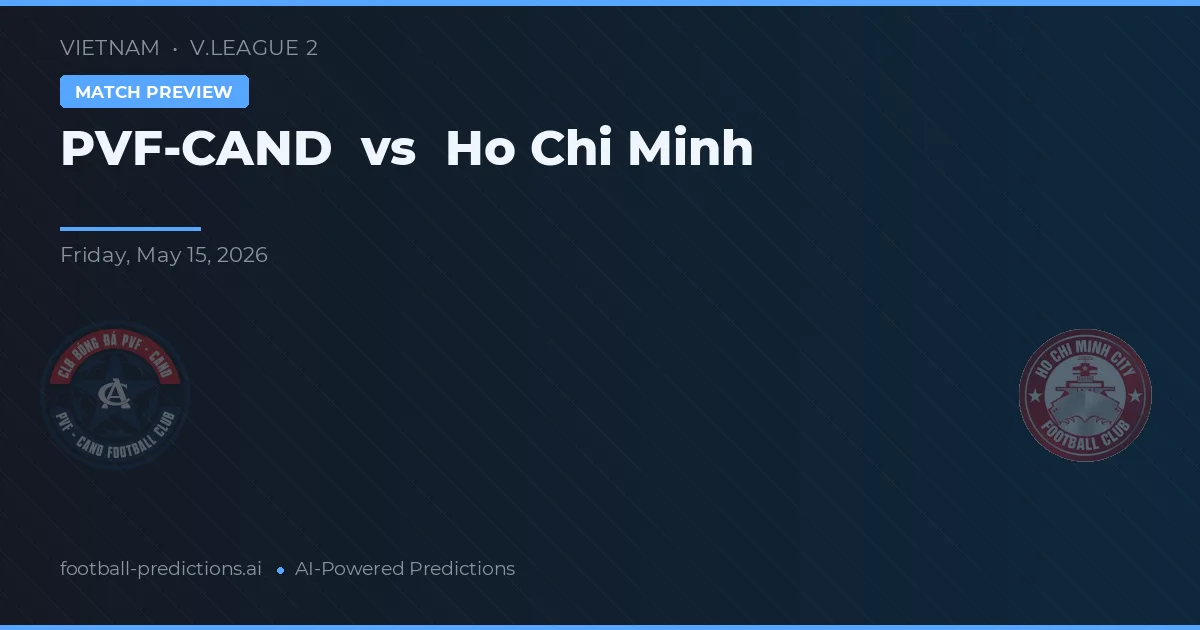 PVF-CAND vs Ho Chi Minh — typy i zapowiedź meczu