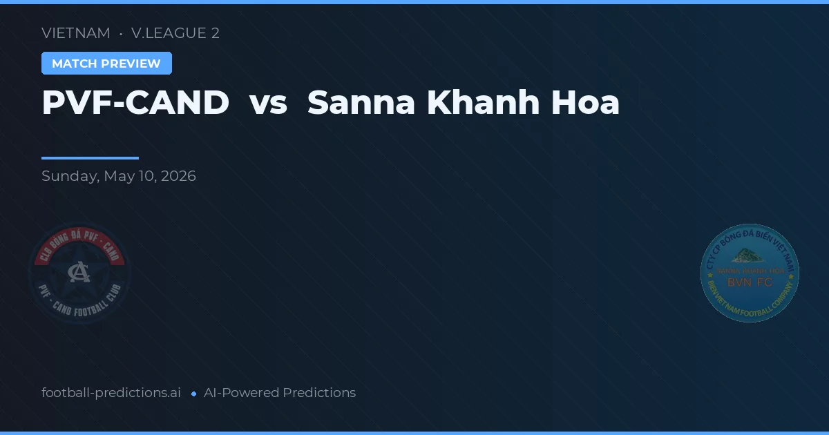 PVF-CAND vs Sanna Khánh Hòa — typy i zapowiedź meczu