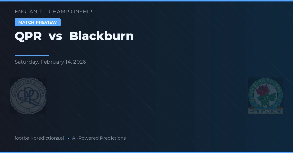 QPR vs Blackburn — typy i zapowiedź meczu
