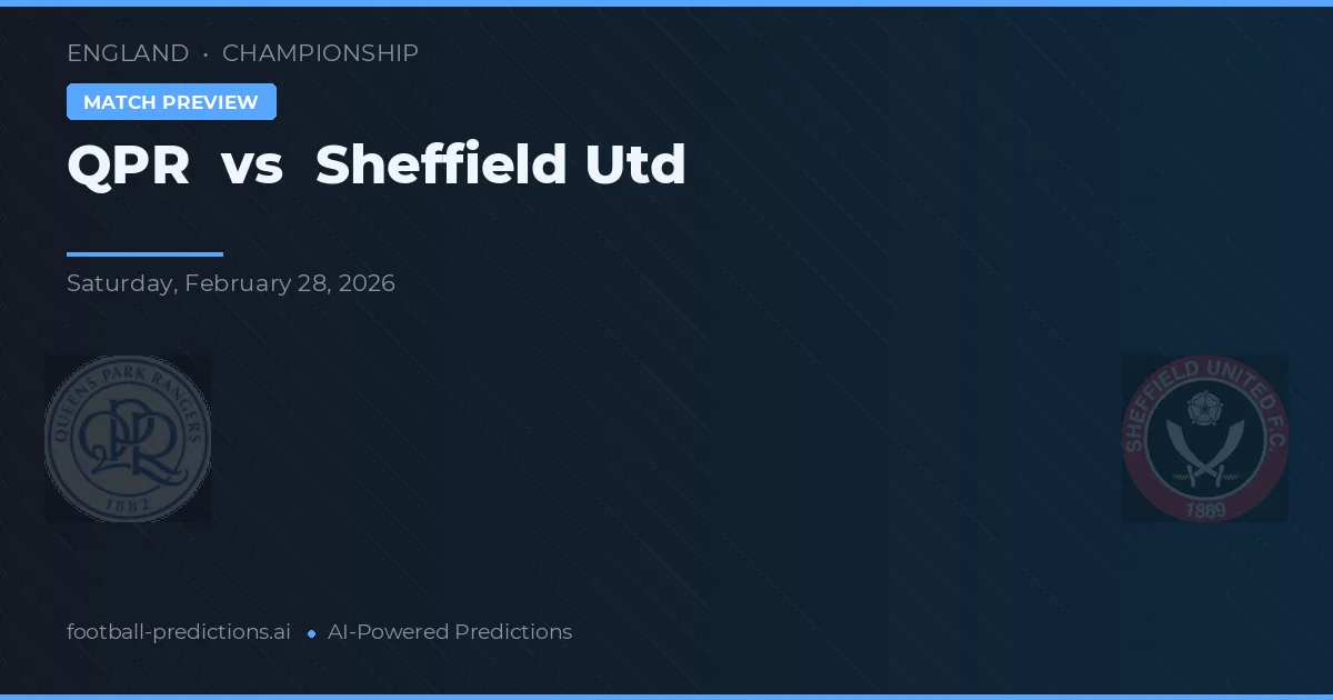 QPR vs Sheffield Utd — typy i zapowiedź meczu