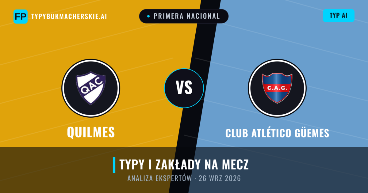 Quilmes vs Club Atlético Güemes — typy i zapowiedź meczu