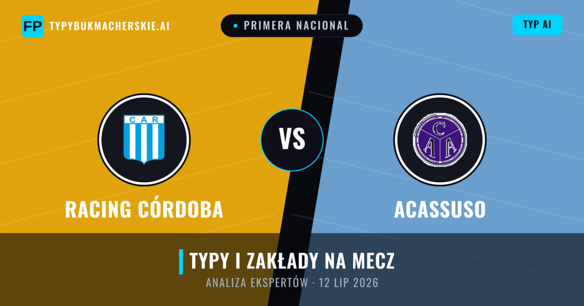 Racing Córdoba vs Acassuso — typy i zapowiedź meczu