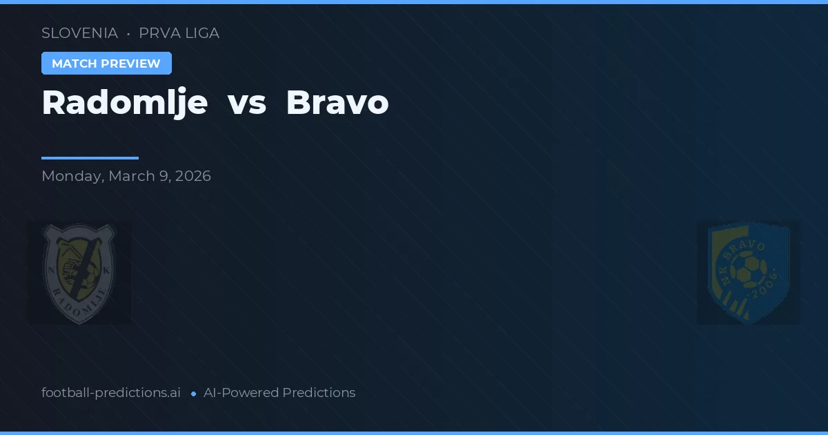 Radomlje vs Bravo — typy i zapowiedź meczu
