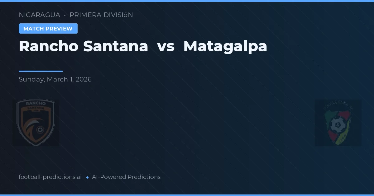 Rancho Santana vs Matagalpa — typy i zapowiedź meczu