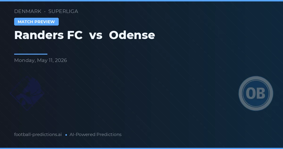 Randers FC vs Odense BK — typy i zapowiedź meczu