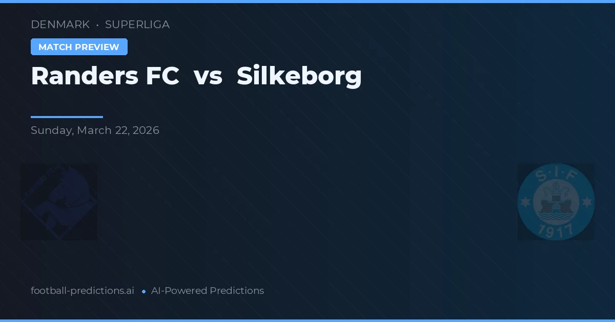 Randers FC vs Silkeborg — typy i zapowiedź meczu