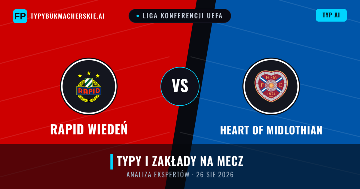 Rapid Wiedeń vs Heart of Midlothian — typy i zapowiedź meczu