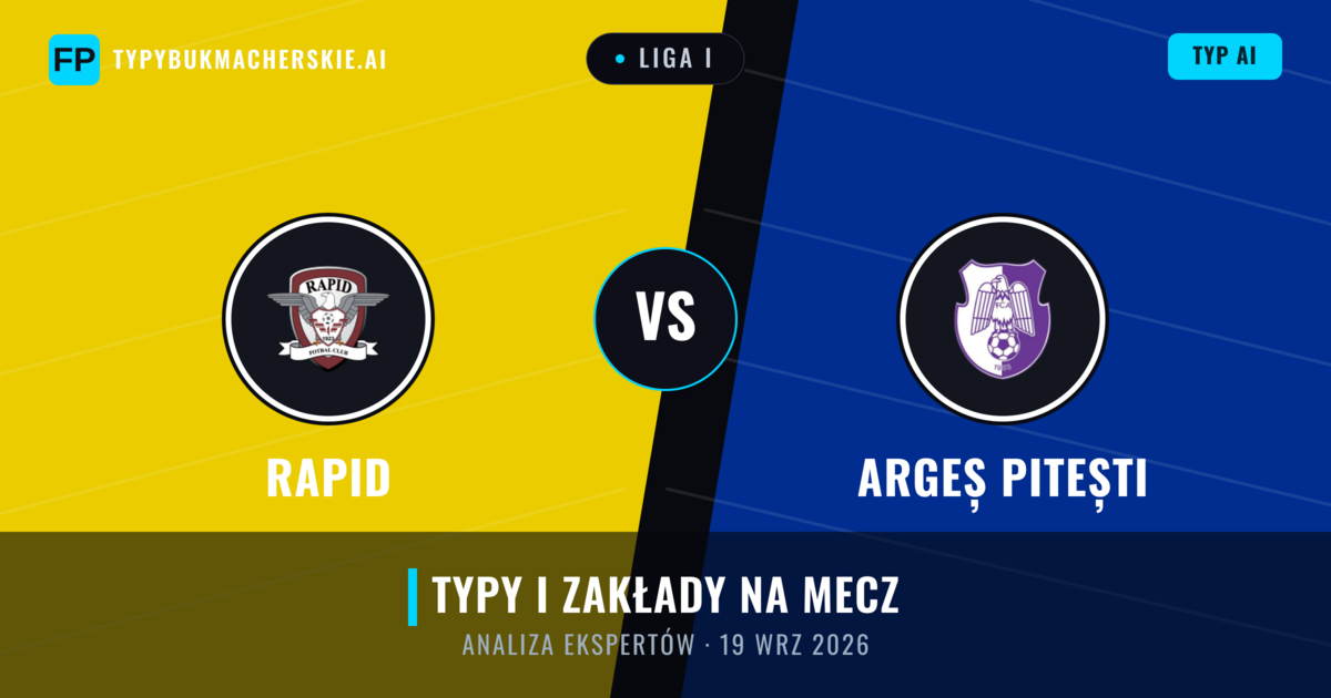 Rapid vs Argeș Pitești — typy i zapowiedź meczu