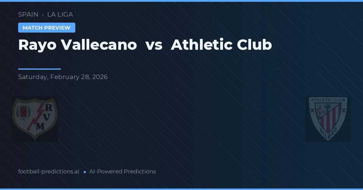 Rayo Vallecano vs Athletic Bilbao — typy i zapowiedź meczu