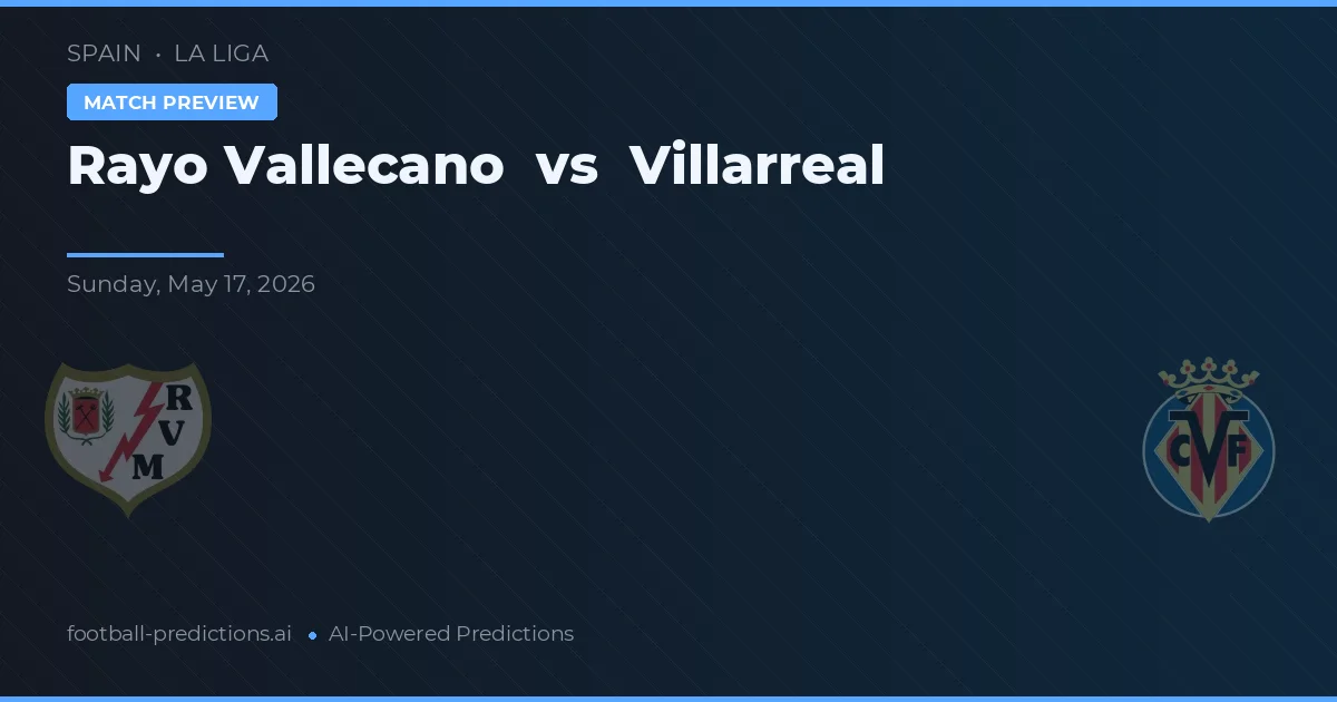 Rayo Vallecano vs Villarreal — typy i zapowiedź meczu