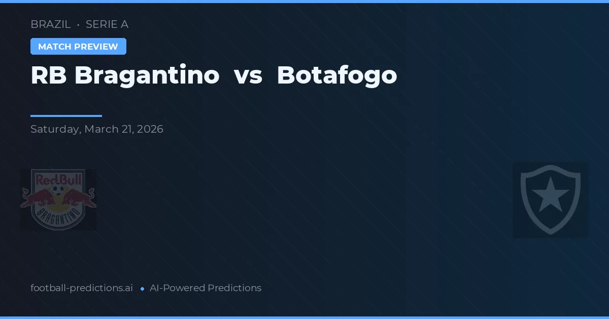 RB Bragantino vs Botafogo — typy i zapowiedź meczu