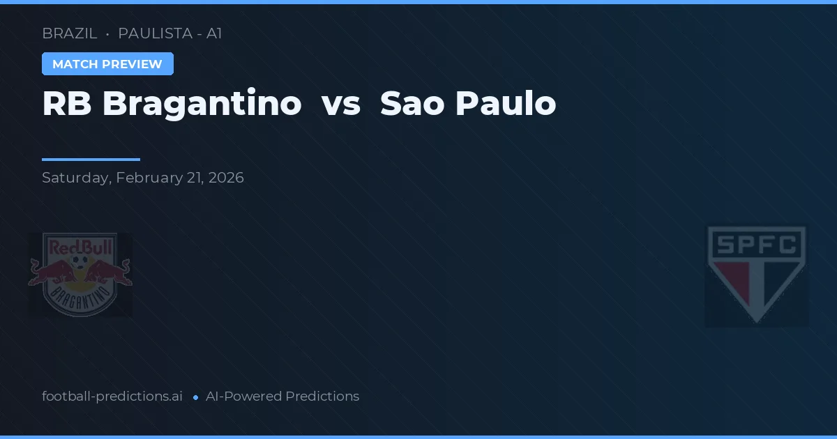 RB Bragantino vs Sao Paulo — typy i zapowiedź meczu