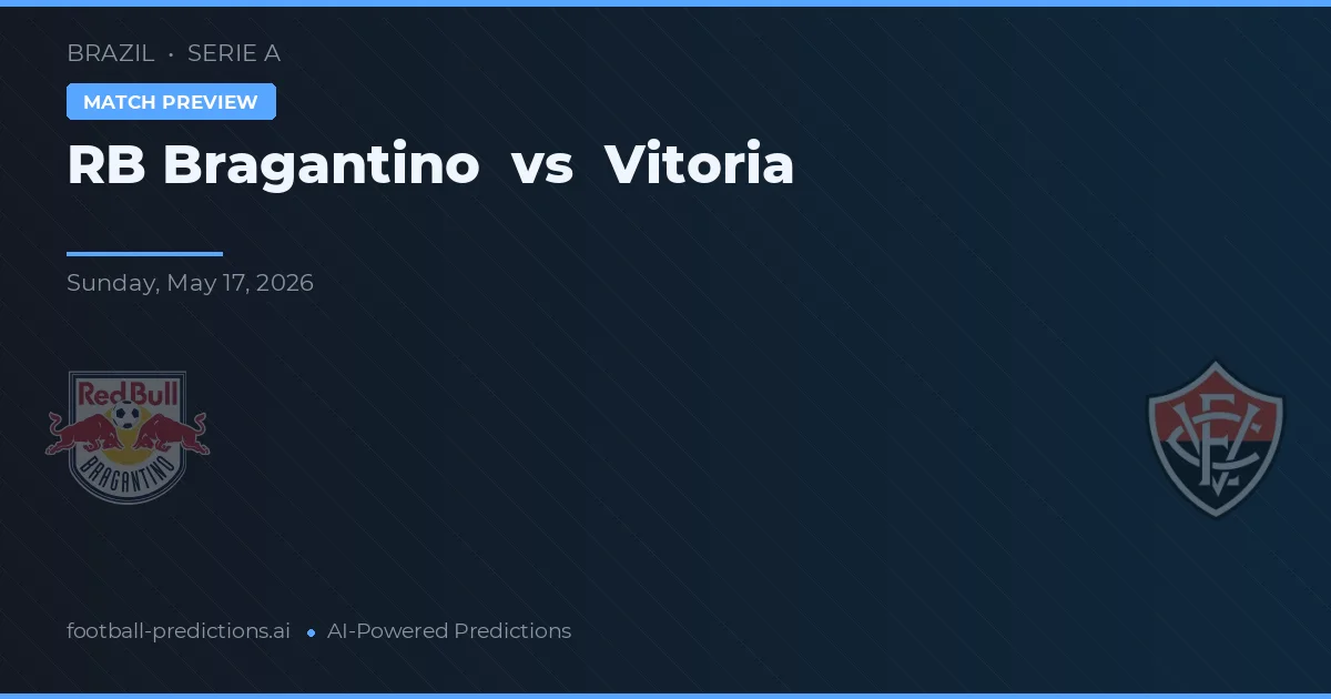 RB Bragantino vs Vitoria — typy i zapowiedź meczu