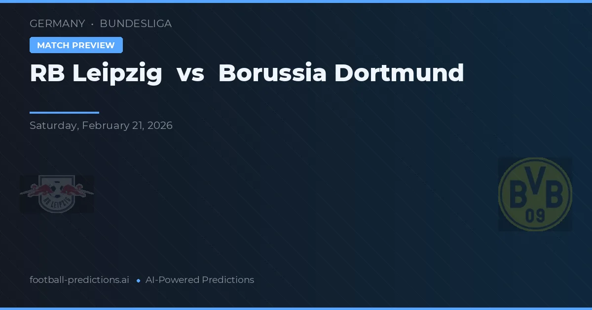 RB Lipsk vs Borussia Dortmund — typy i zapowiedź meczu