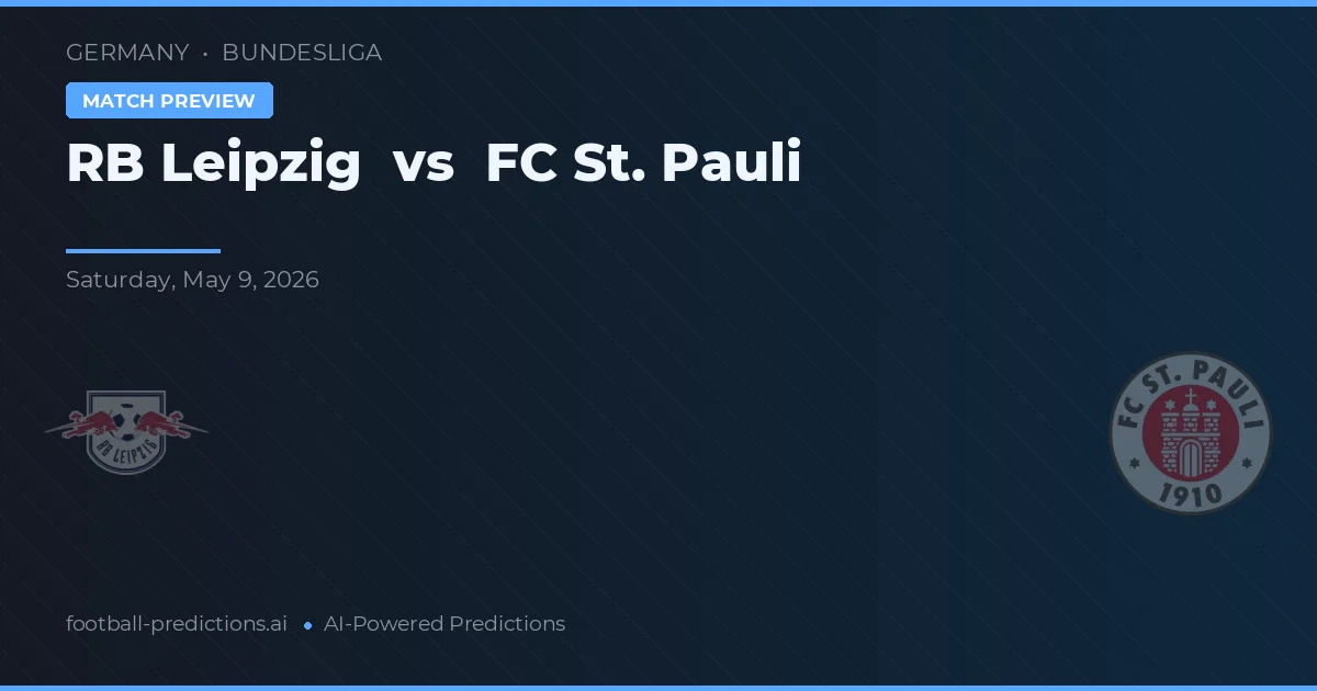 RB Lipsk vs FC St. Pauli — typy i zapowiedź meczu