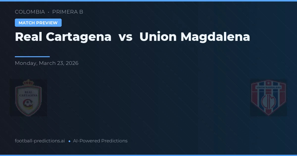 Real Cartagena vs Union Magdalena — typy i zapowiedź meczu