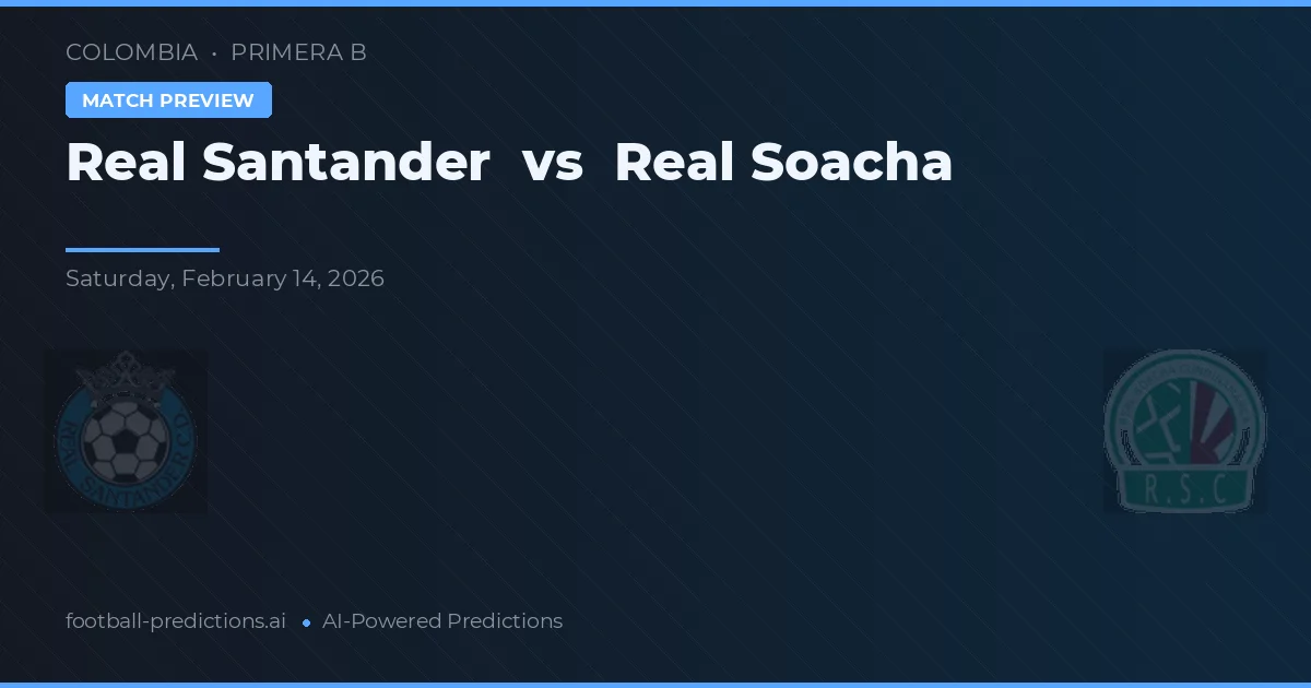 Real Santander vs Real Soacha — typy i zapowiedź meczu