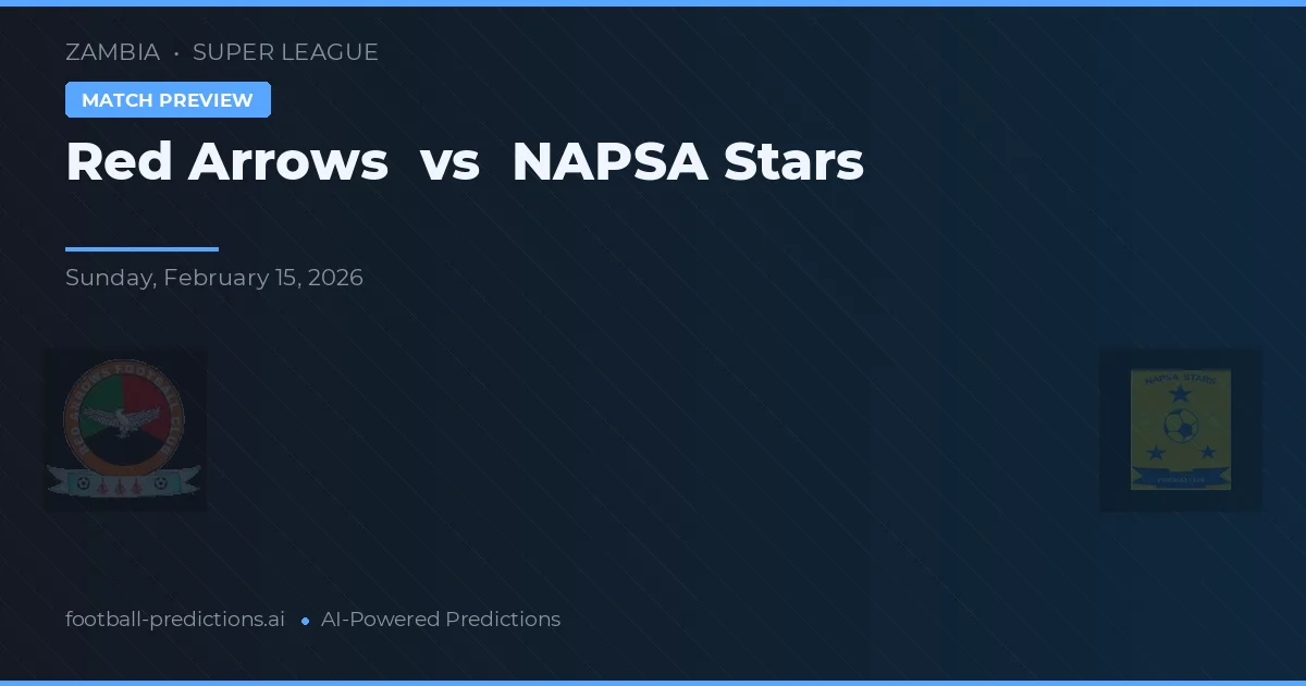 Red Arrows vs NAPSA Stars — typy i zapowiedź meczu