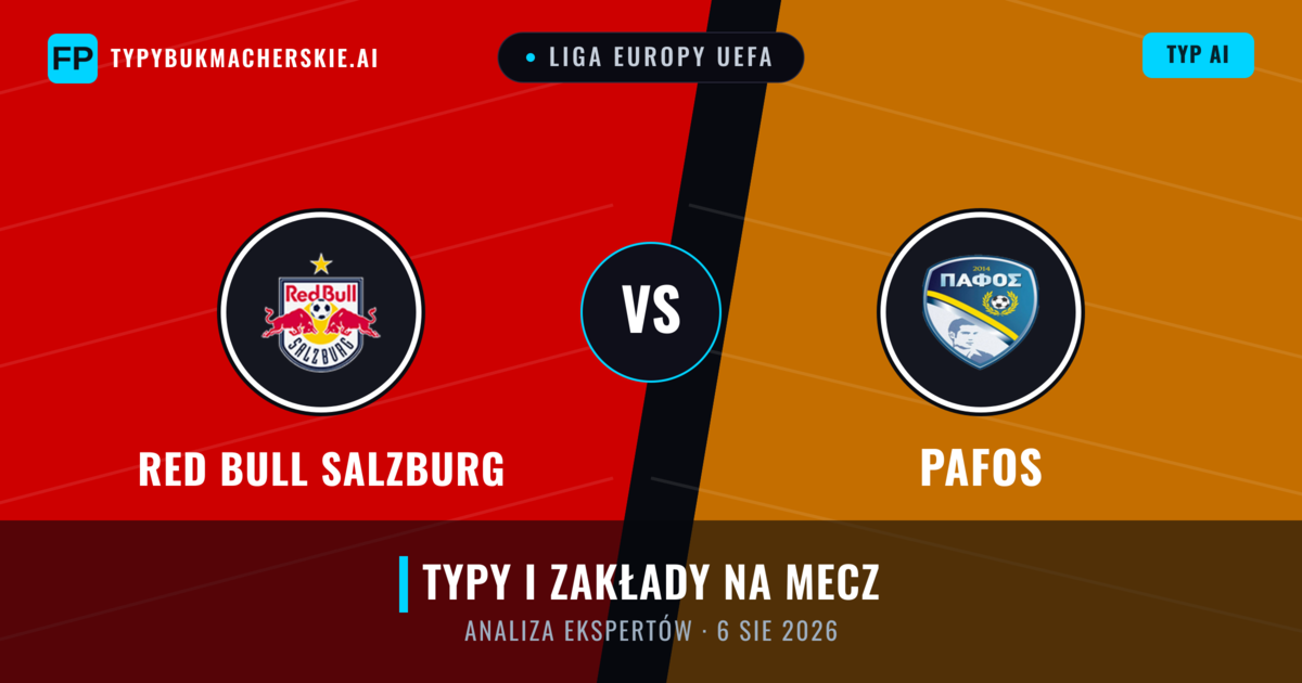 Red Bull Salzburg vs Pafos — typy i zapowiedź meczu