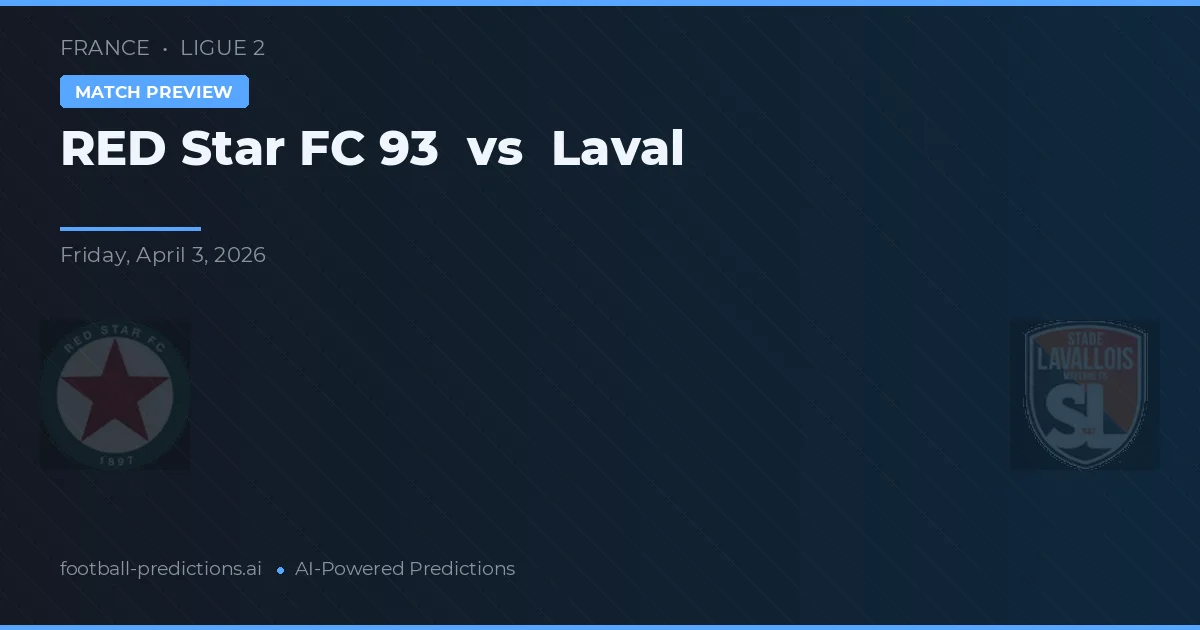 Red Star FC 93 vs Laval — typy i zapowiedź meczu