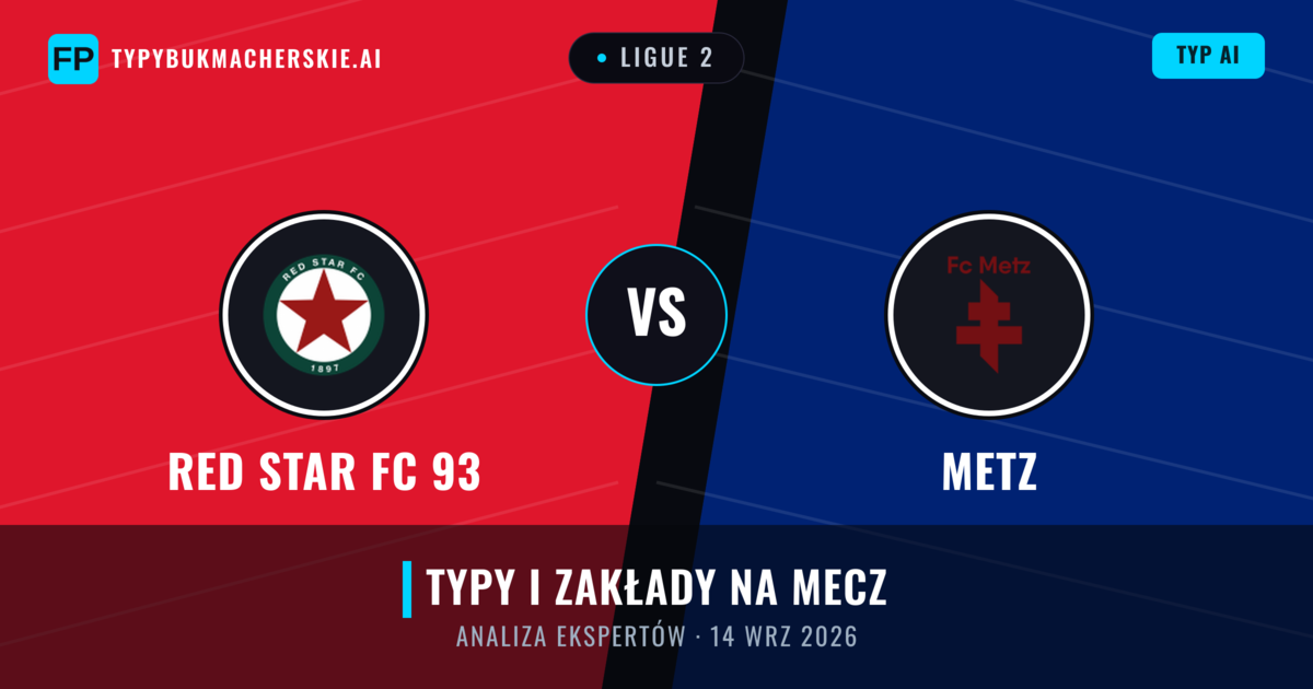 Red Star FC 93 vs Metz — typy i zapowiedź meczu