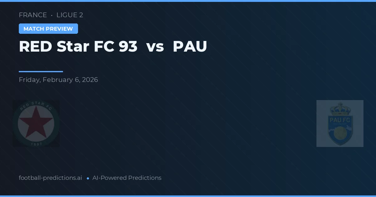 Red Star FC 93 vs PAU — typy i zapowiedź meczu