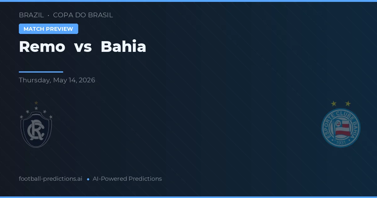 Remo vs Bahia — typy i zapowiedź meczu