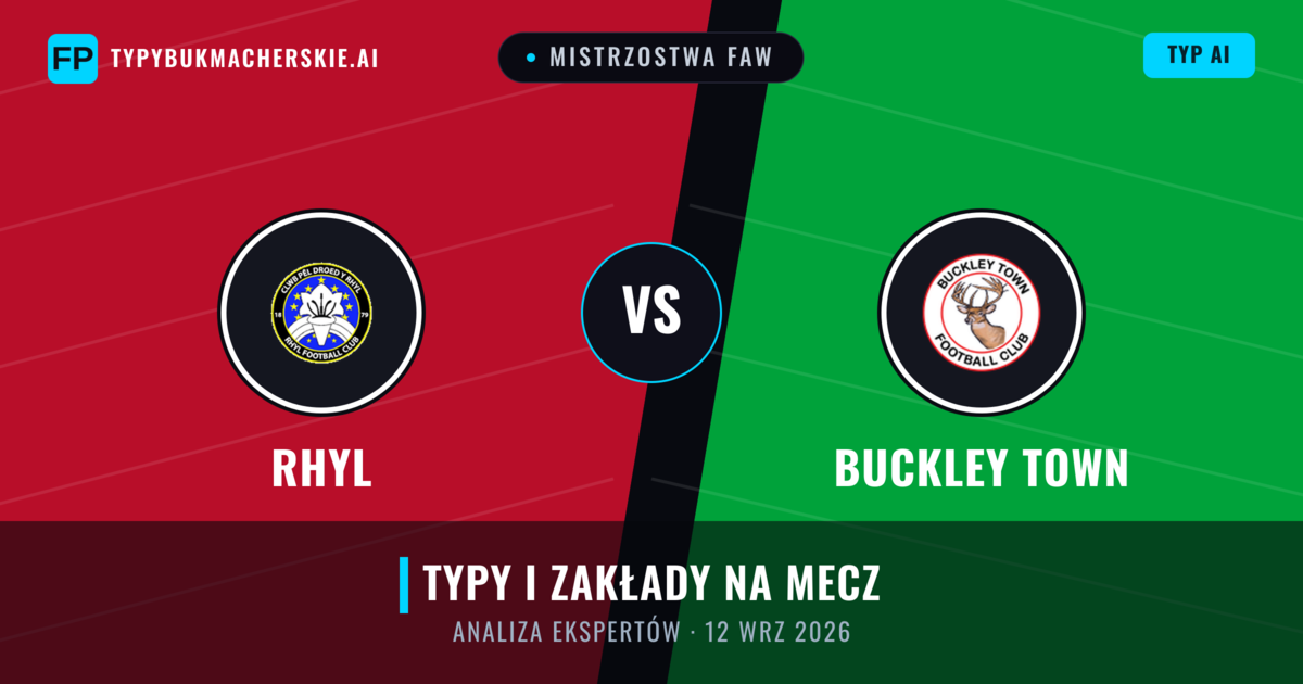 Rhyl vs Buckley Town — typy i zapowiedź meczu