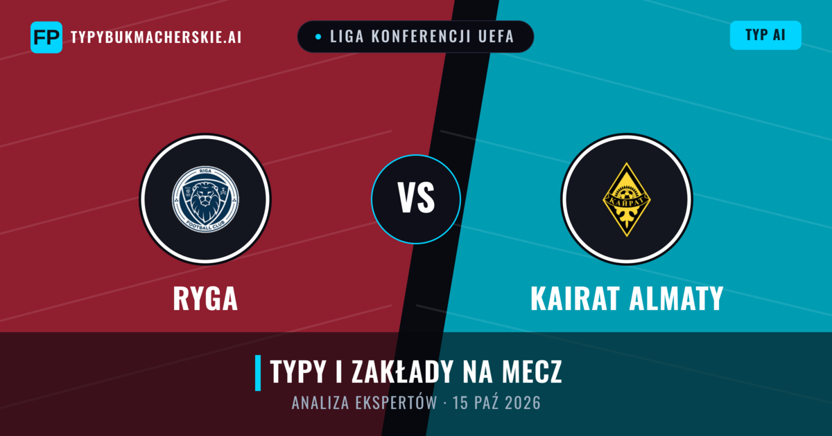 Ryga vs Kairat Almaty — typy i zapowiedź meczu