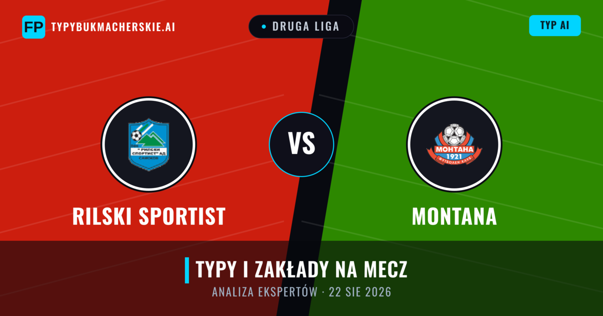 Rilski Sportist vs Montana — typy i zapowiedź meczu