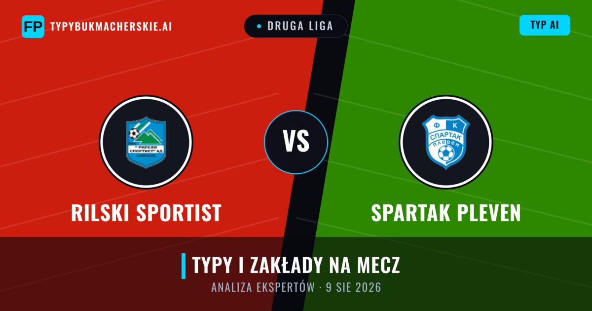 Rilski Sportist vs Spartak Pleven — typy i zapowiedź meczu