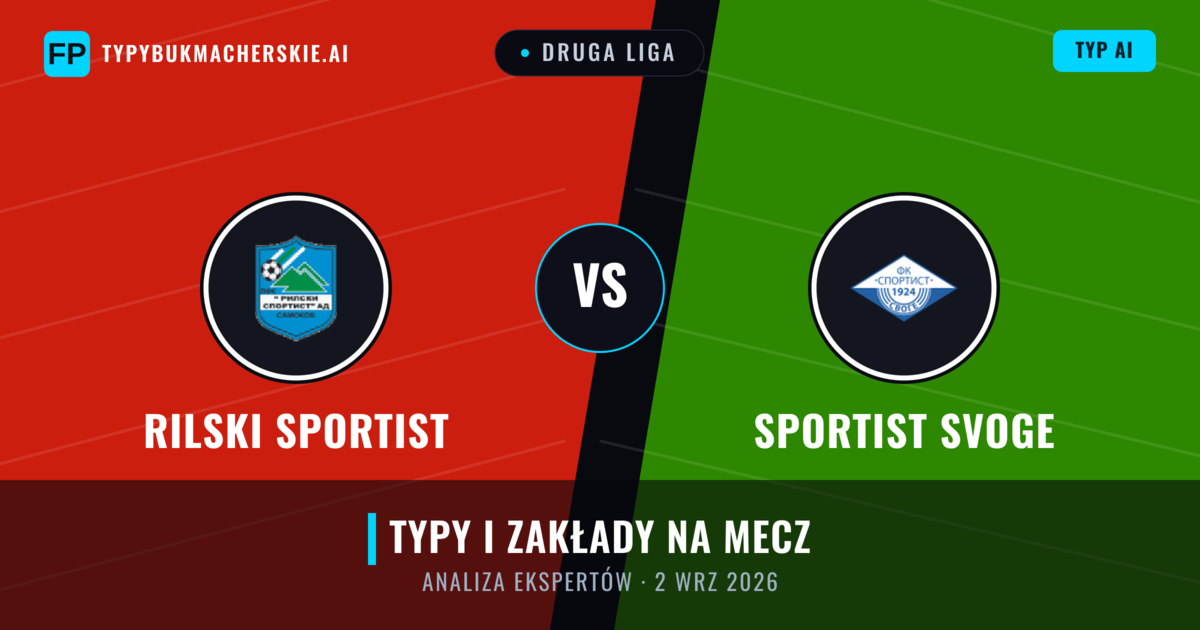 Rilski Sportist vs Sportist Svoge — typy i zapowiedź meczu