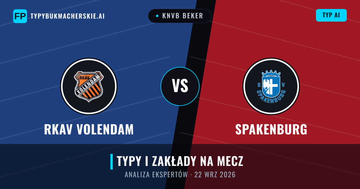 RKAV Volendam vs Spakenburg — typy i zapowiedź meczu