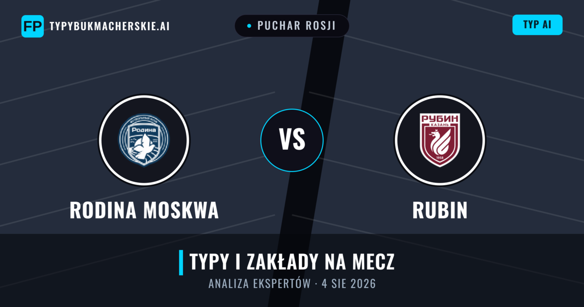 Rodina Moskwa vs Rubin — typy i zapowiedź meczu