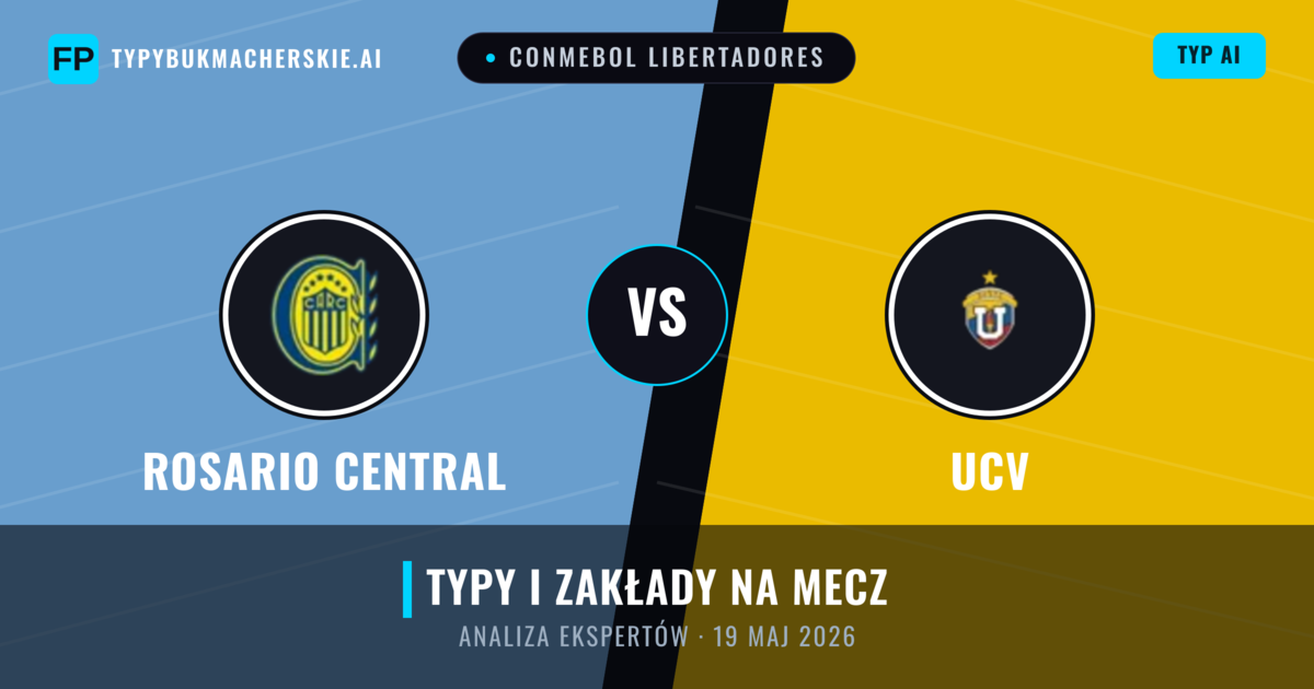 Rosario Central vs UCV — typy i zapowiedź meczu