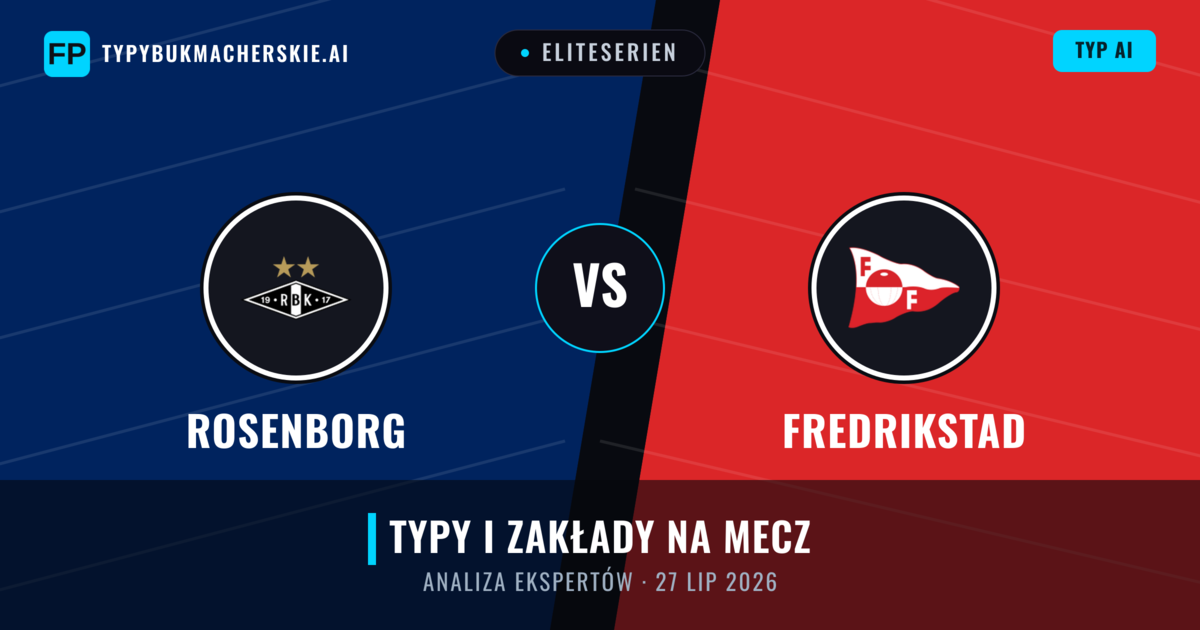 Rosenborg vs Fredrikstad — typy i zapowiedź meczu