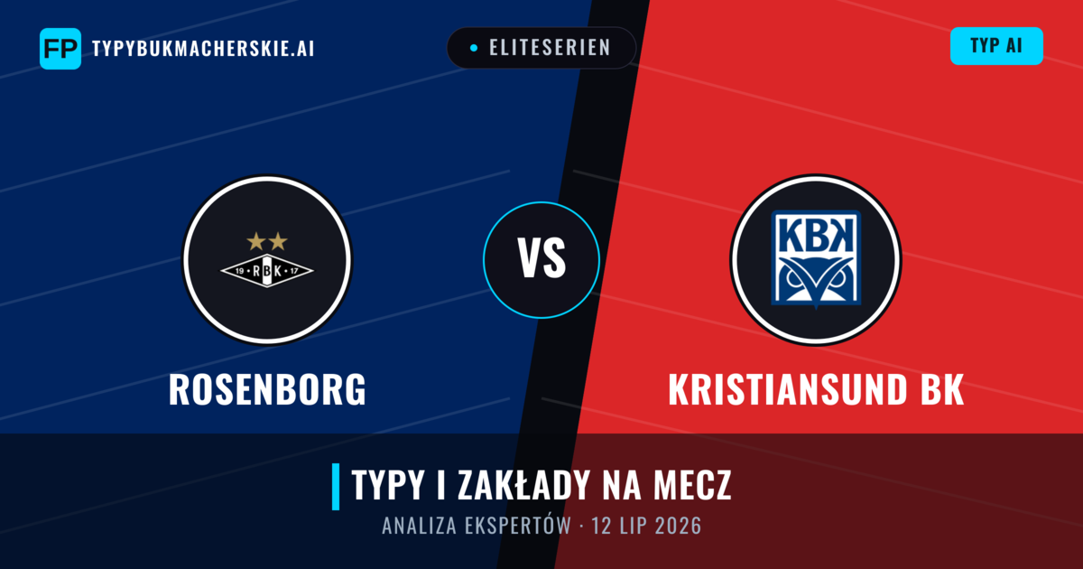 Rosenborg vs Kristiansund BK — typy i zapowiedź meczu