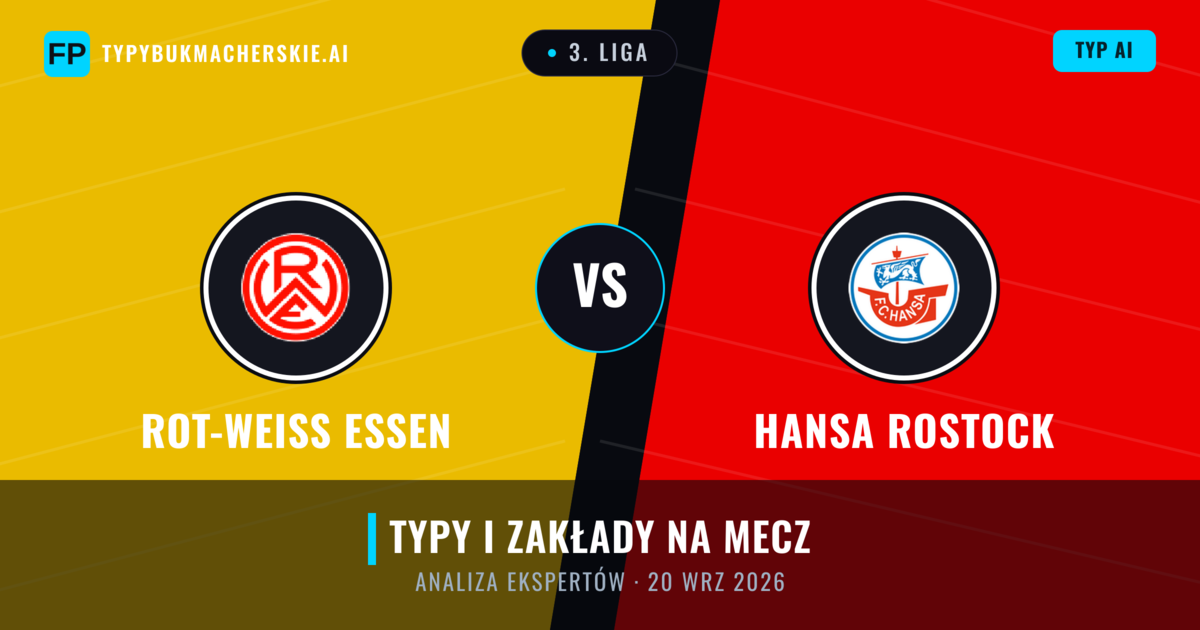 Rot-Weiß Essen vs Hansa Rostock — typy i zapowiedź meczu