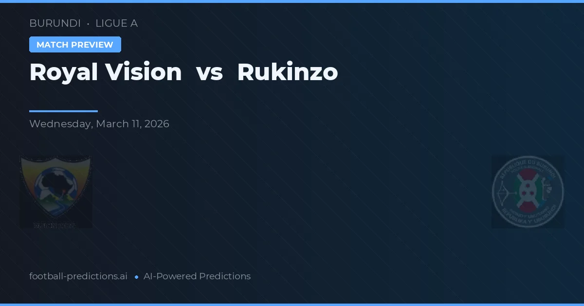 Royal Vision vs Rukinzo — typy i zapowiedź meczu