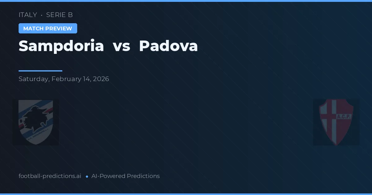 Sampdoria vs Padwa — typy i zapowiedź meczu