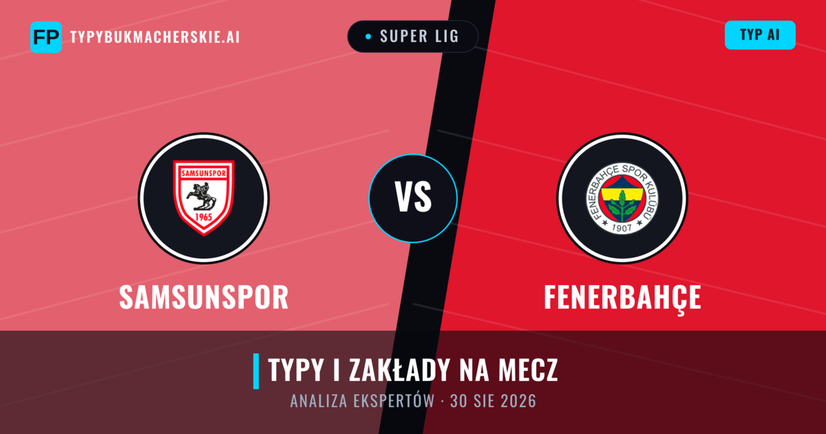 Samsunspor vs Fenerbahçe — typy i zapowiedź meczu
