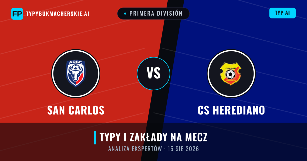 San Carlos vs CS Herediano — typy i zapowiedź meczu
