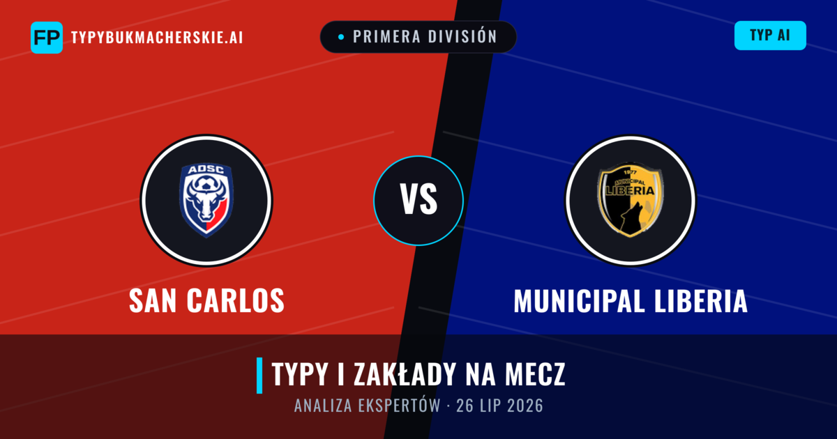 San Carlos vs Municipal Liberia — typy i zapowiedź meczu