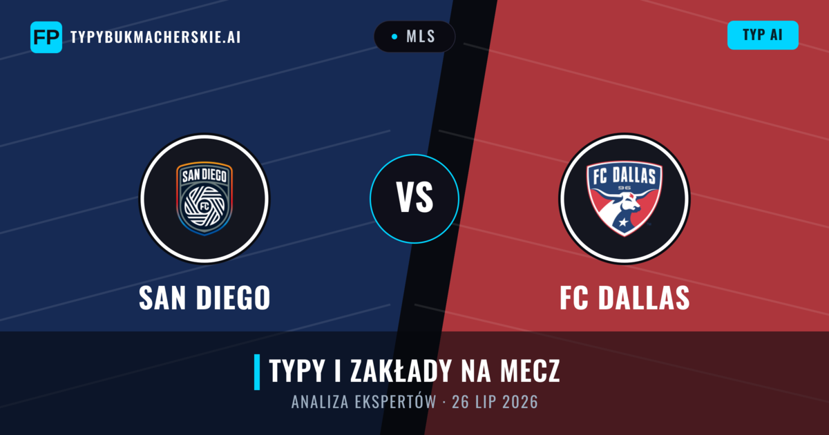 San Diego vs FC Dallas — typy i zapowiedź meczu